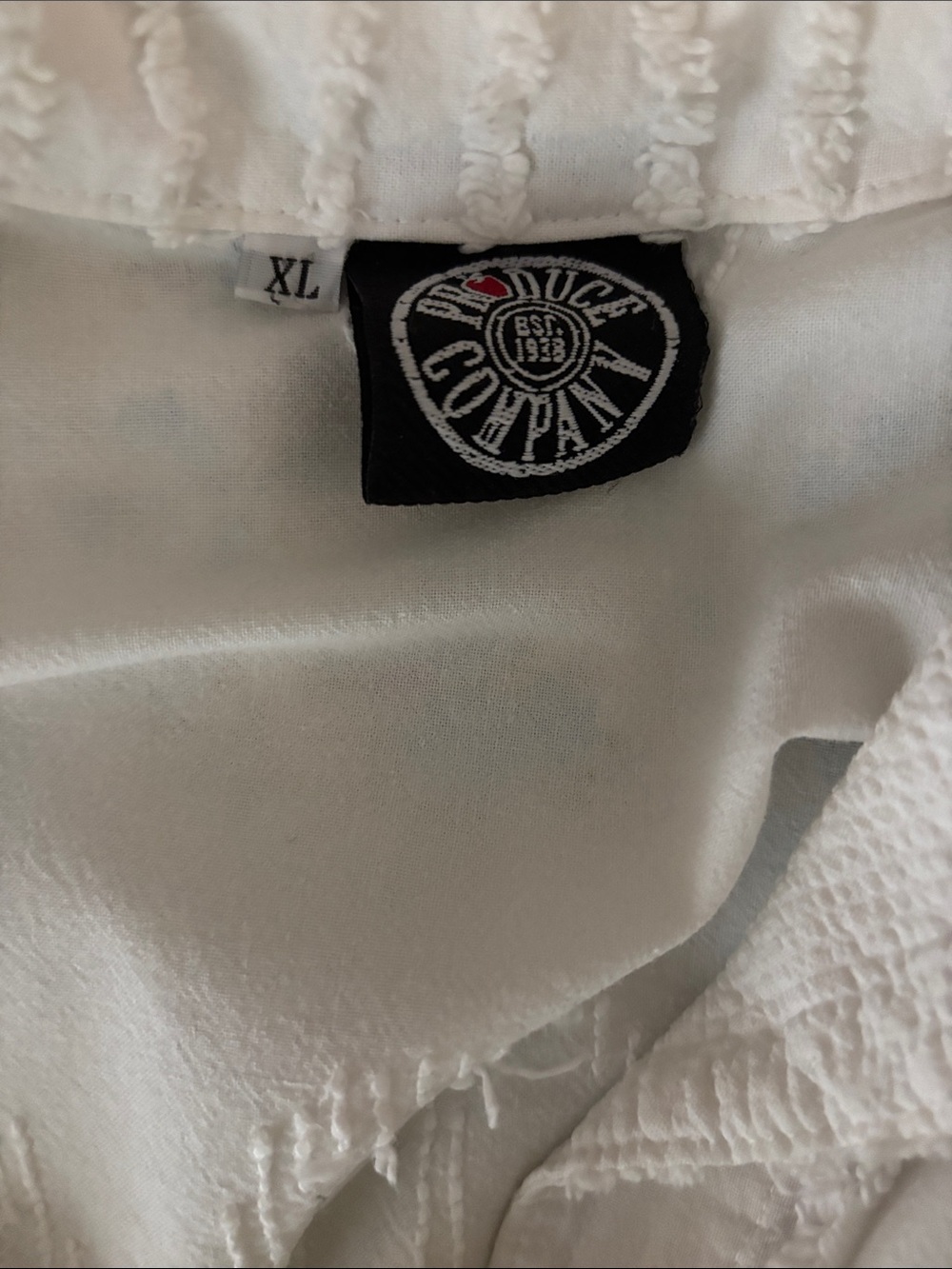 White Textured Button-Front Jacket - Picture 6 of 6